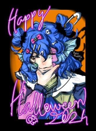 Colorsketch bust up (simple BG)